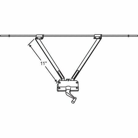 STRYBUC Awning Operator 11in Arm Stone 750-1521604